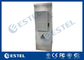 35U IP55 Anti Corrosion Outdoor Equipment Cabinet With Front And Rear Door