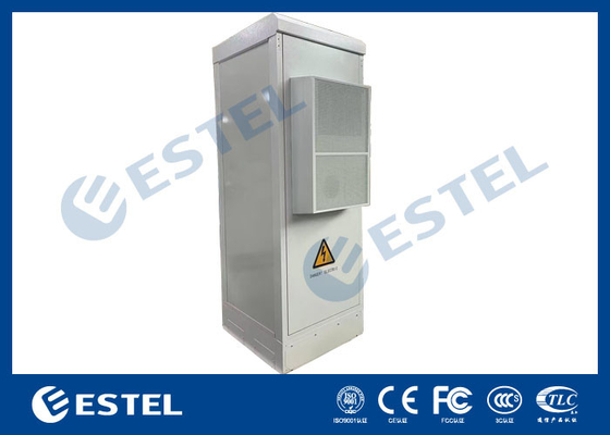 35U IP55 Anti Corrosion Outdoor Equipment Cabinet With Front And Rear Door