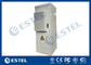 35U IP55 Anti Corrosion Outdoor Equipment Cabinet With Front And Rear Door
