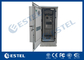 IP55 Waterproof Outdoor Telecom Cabinet Two Doors With 1500W Air Conditioner