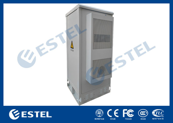 IP55 Waterproof Outdoor Telecom Cabinet Two Doors With 1500W Air Conditioner