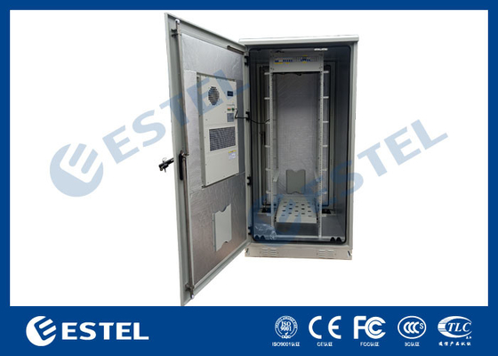 Stainless Steel Outdoor Telecom Equipment Cabinets Weatherproof IP56 Dual Door