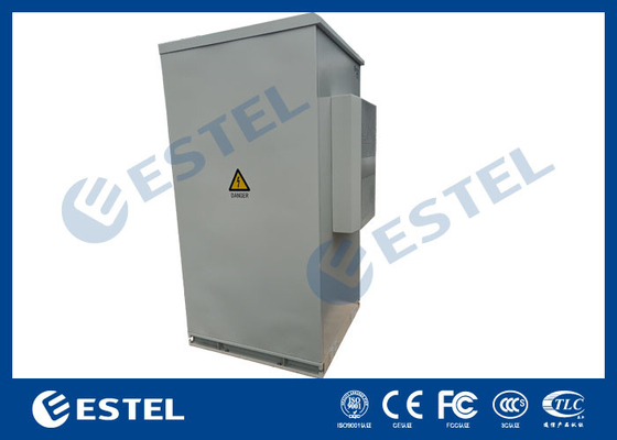 Stainless Steel Outdoor Telecom Equipment Cabinets Weatherproof IP56 Dual Door