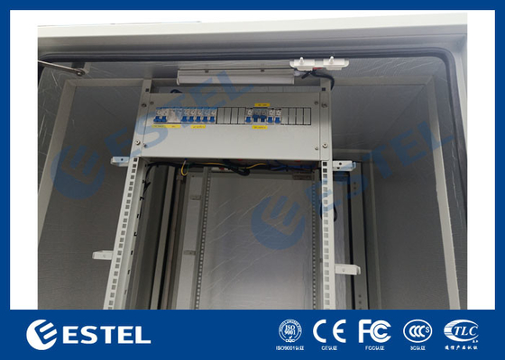 Stainless Steel Outdoor Telecom Equipment Cabinets Weatherproof IP56 Dual Door