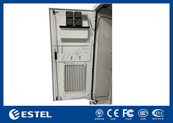 Integrated Outdoor Telecom Equipment Cabinets Floor Mounted With Rectifier Power System