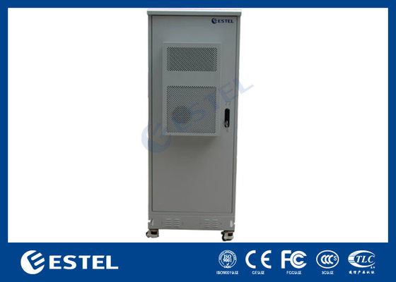 38U Height Outdoor Data Cabinet Floor Mounted 19 Inch Telecom Cabinet