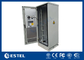 38U Single Floor Mounted Outdoor Electrical Enclosures Cabinets With Air Conditioner