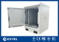 19 Inch Rack Outdoor Equipment Enclosure 17U Height Temperature Controlled Cabinet