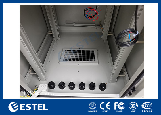 17U Floor Mounted Cabinet With 19inch Rack And Inside And Fan For Cooling