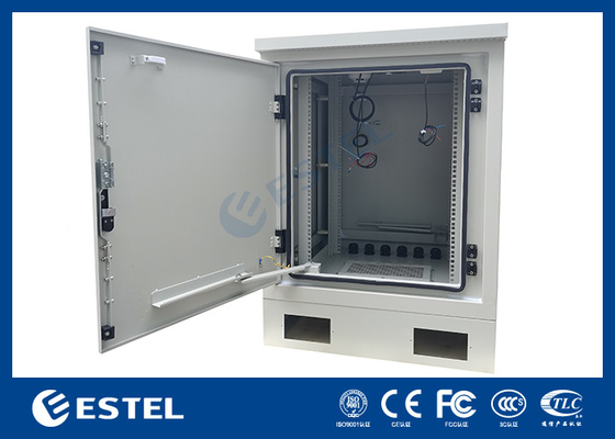 17U Floor Mounted Cabinet With 19inch Rack And Inside And Fan For Cooling