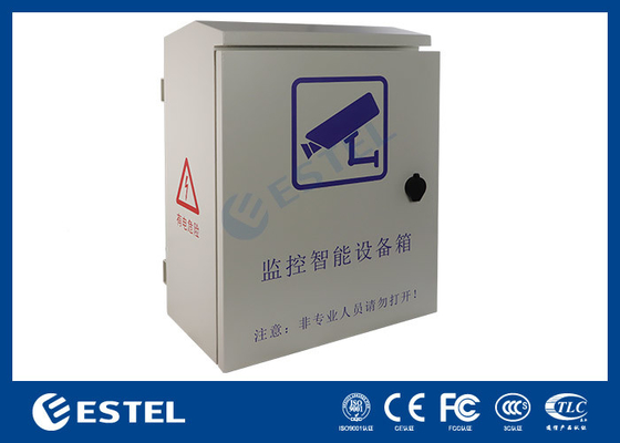 Outdoor Pole Mount Cabinet With Real-Time Video Monitoring And Remote Control