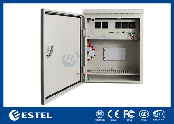Outdoor Pole Mount Cabinet With Real-Time Video Monitoring And Remote Control