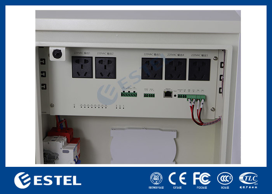 Outdoor Pole Mount Cabinet With Real-Time Video Monitoring And Remote Control