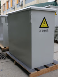 Two Compartment 24U Outdoor Wall Mounted Cabinet , Outdoor Telecom Enclosure With Heat Exchanger