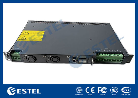 1U Rack Mount Telecom DC Power System with Integrated Distribution and Intelligent Controller