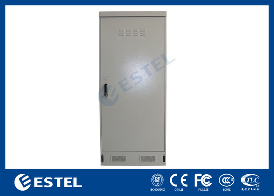 40U IP55 Galvanized Steel Intelligent Outdoor Cabinet With 1500W Air Conditioner