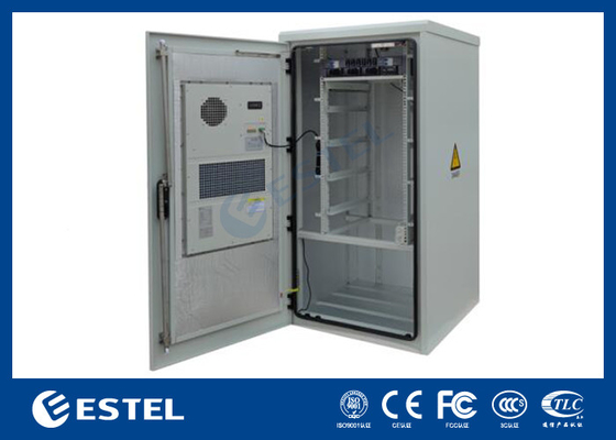 19U Outdoor Cabinet With Battery Shelf And Drawer For 90A Rectifier System