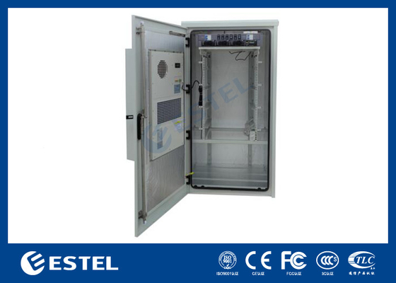 19U Outdoor Cabinet With Battery Shelf And Drawer For 90A Rectifier System