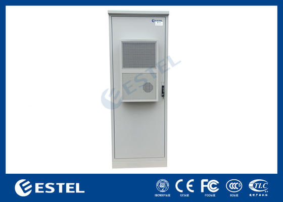 IP55 33U Outdoor Cabinet 1 Compartment With Battery Shelf And Power Distridution