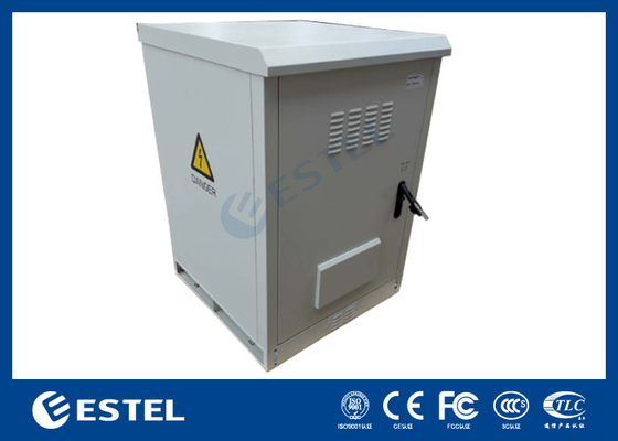 Floor Standing Cabinets With Fan For Ventilation , Telecom Battery Cabinet OEM ODM