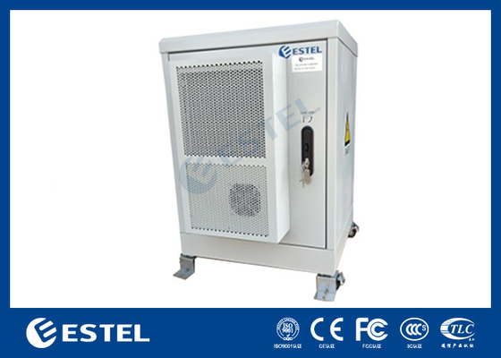 14U IP55 Steel Outdoor Telecom Cabinet Temperature Control Insulated