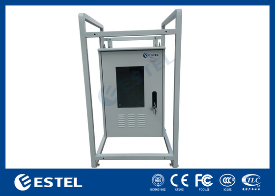 19inch Outdoor Telecom Equipment Cabinets IP55 Waterproof Floor Mounted Enclosure