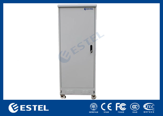 Standard 38U Outdoor Data Cabinet With DC Air Conditioner And Wheels Easy For Moving