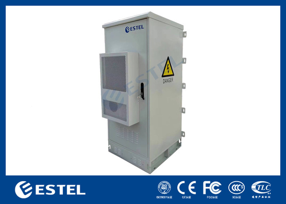 19inch 32U Outdoor Telecom Cabinet Single Door With 1500W Cooling Anti-theft Three Point Lock