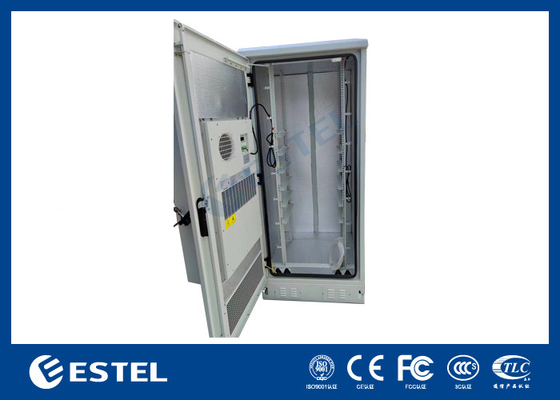 19inch 32U Outdoor Telecom Cabinet Single Door With 1500W Cooling Anti-theft Three Point Lock