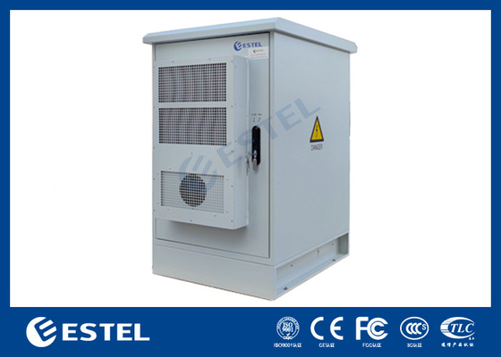 22U Outdoor Telecom Enclosure Weatherproof Electronics Cabinet Customized Power Distribution Design