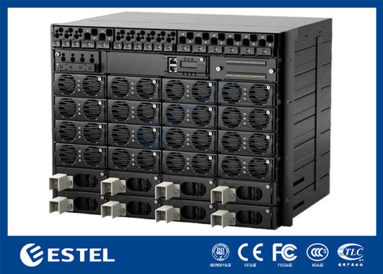 3 Bay Telecom Cabinet Double Layer Galvanized Steel Air Conditioner Cooling System