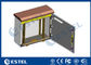 Single Layer Pole Mount Enclosure , SPCC Galvanized Steel Outdoor Electronics Cabinet
