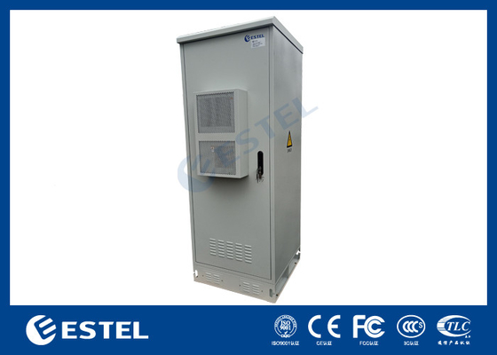 40U Air Conditioner Outdoor Telecom Cabinet Retardant Materials Anti Rust Enclosure