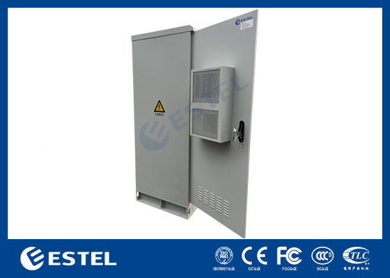 40U Air Conditioner Outdoor Telecom Cabinet Retardant Materials Anti Rust Enclosure