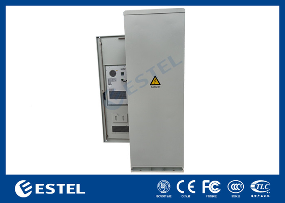 IP55 Galvanized Outdoor Telecom Equipment Cabinet With 200A Rectifier System