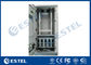 Two Battery Shelf Outdoor Power Supply Cabinet One Front Door With Two Air Conditioner