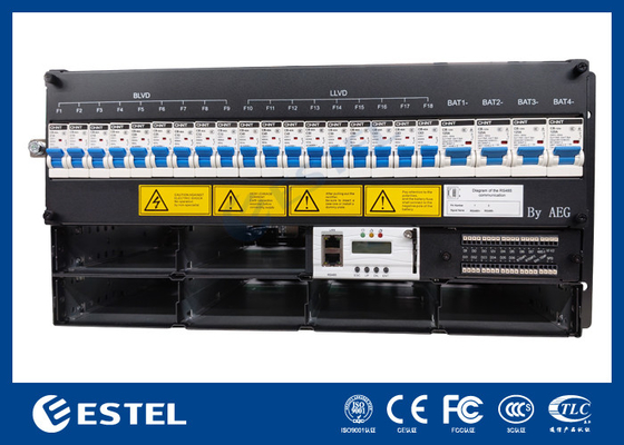 Compact 3–9kW 6U Rack-Mount DC Power Solution, High Efficiency >96%, Modular 3000W Rectifiers, Flexible AC Input