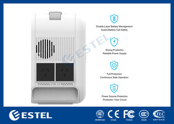 ESTEL eCandle 1KWH Portable Power Station LiFePO4 Battery Solar Charging 300W Output UPS Backup