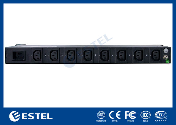 200-240VAC 16A Power Distribution Unit Smart Rack-Mount PDU With C20 Input Socket
