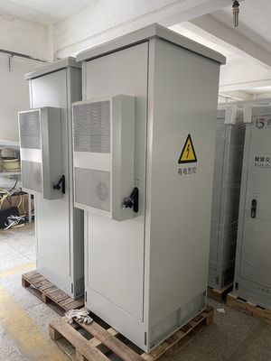 IP55 Outdoor Battery Cabinet With Embedded Power System 9KW 48VDC Rectifier For Telecom