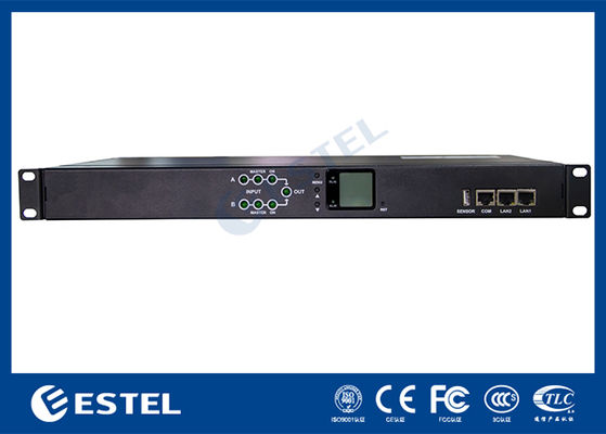 200-240VAC 2x16A Dual-Input Switched Rack PDU with KN-1 Protection Monitoring