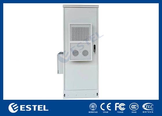 Outdoor Telecom Cabinet with PDU and Side Box 40U IP55 Protection Level 2000W Cooling Capacity 220VAC/48VDC Input Voltage