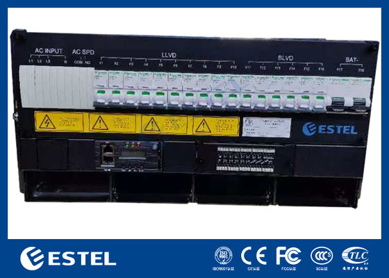 24U Outdoor Telecom Rectifier Cabinet with 18kw DC Power Distribution