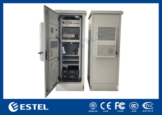 Galvanized Sheet Outdoor Telecom Cabinet with ATS Battery and Camera for Telecom Power System