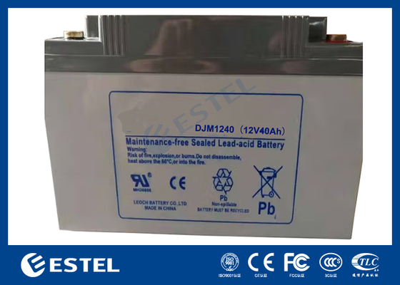 ESTEL DJM1240 12V 40Ah Compact Lead Acid Battery Reliable Power Solution for Telecom and Backup Systems