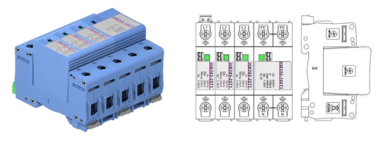 HM385-25/100T1 Low-Voltage SPD for Industrial Power Systems