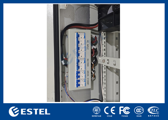 Power Rectifier 32U Outdoor Telecom Cabinet with 18kW Telecom Power System and Environment Monitoring Unit