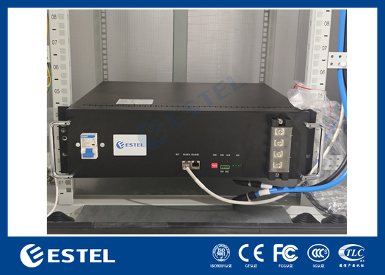 Power Rectifier 32U Outdoor Telecom Cabinet with 18kW Telecom Power System and Environment Monitoring Unit