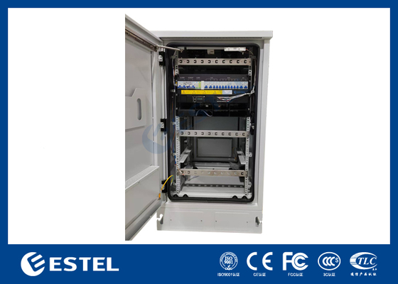 Outdoor Telecom Cabinet With 24kW Telecom Power System, DC Power Supply Rectifiers Telecom Equipment Cabinet