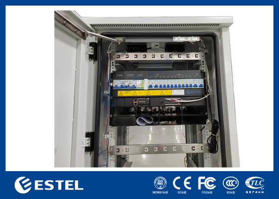 Outdoor Telecom Cabinet With 24kW Telecom Power System, DC Power Supply Rectifiers Telecom Equipment Cabinet